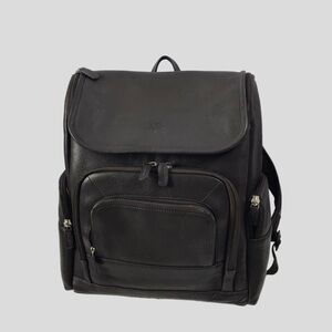 Mancini Leather Goods Columbian 15.6" Laptop Backpack with RFID Secure Pocket